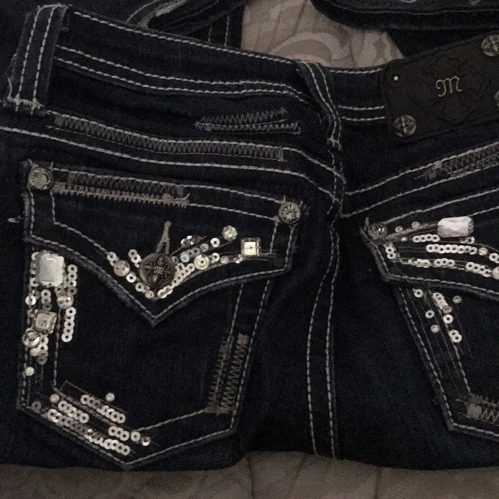 Miss Me Juniors- size 14 bootcut - Picture 2 of 6